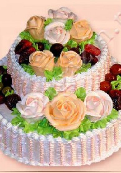 Торт на свадьбу К18339 - Компания Кафе-Пекарня