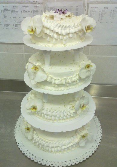 Торт на свадьбу К18385 - Кондитерская Кулинария Люкс
