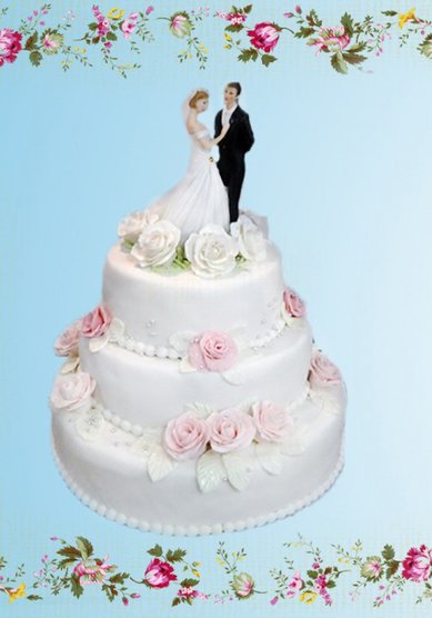 Свадебный торт Т68162 - Компания Тортоешка