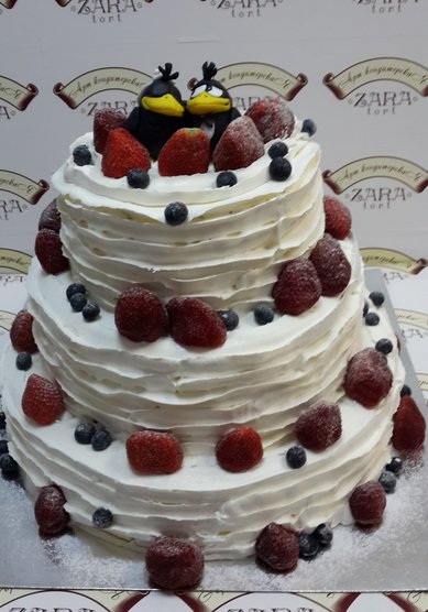 Свадебный торт Z70600 - Арт кондитерская ZARATORT