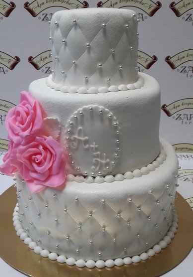 Торт на свадьбу Z70601 - Арт кондитерская ZARATORT