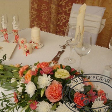 Цветочная композиция А2481 - Мастерская флористики и декора Анютины глазки