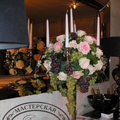 Цветочная композиция А2491 - Мастерская флористики и декора Анютины глазки