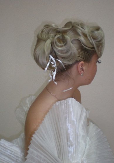 Свадебная прическа С12407 - Стилист-визажист Светлана Мовсунова