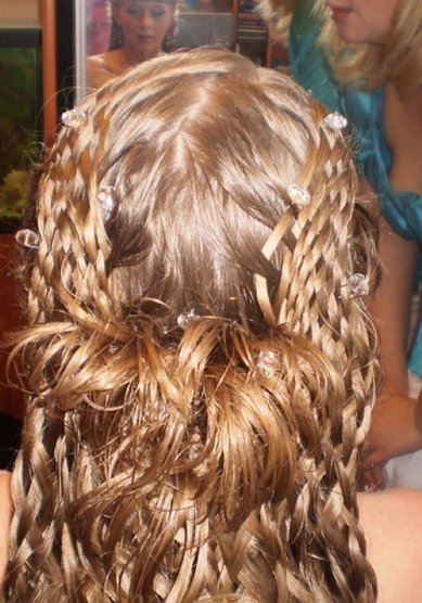 Свадебная прическа А12415 - Стилист-визажист Алена Пахмутова