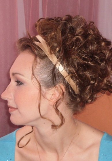 Свадебная прическа А12417 - Стилист-визажист Алена Пахмутова