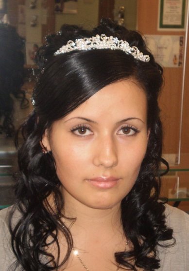 Прическа на свадьбу А12420 - Стилист-визажист Алена Пахмутова