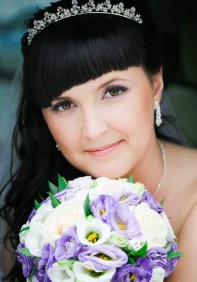 Свадебная прическа Е15419 - Стилист-визажист Евдокимова Елена, Горбунова Елена