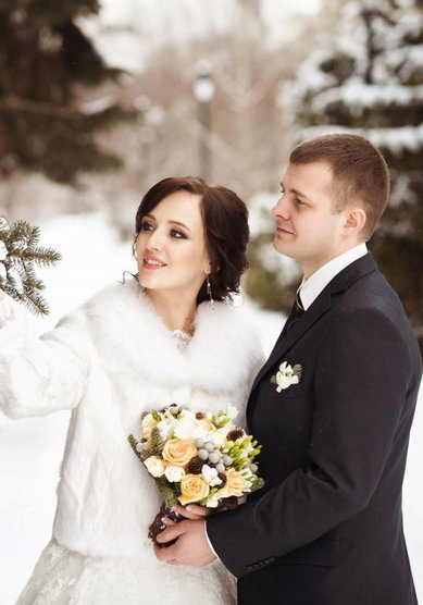 Свадебная прическа А16883 - Стилист-визажист Алёна Соколова