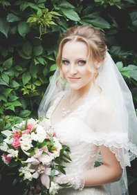  Низкий пучок с фатой (E20324)