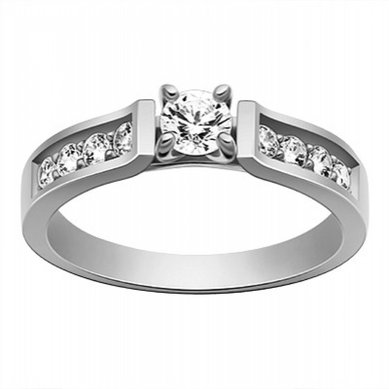 Обручальное кольцо 018263-З11065 - Ювелирный салон Золотой век Екатеринбург