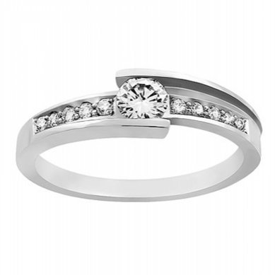 Обручальное кольцо 018267-З11066 - Ювелирный салон Золотой век Екатеринбург