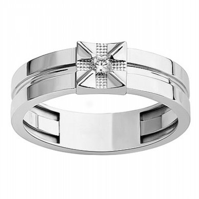 Обручальное кольцо 018750-З11081 - Ювелирный салон Золотой век Екатеринбург