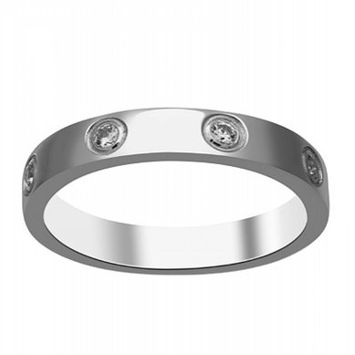 Обручальное кольцо 019527-З11102 - Ювелирный салон Золотой век Екатеринбург