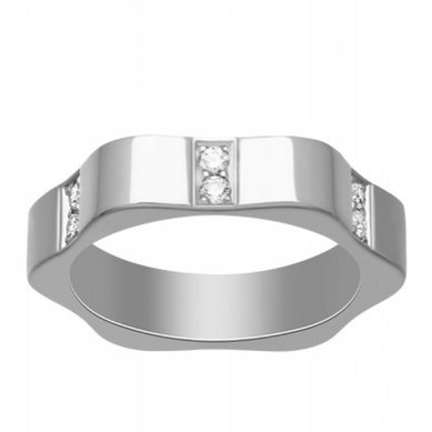 Обручальное кольцо 019548-З11103 - Ювелирный салон Золотой век Екатеринбург