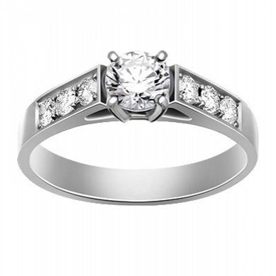 Обручальное кольцо 019593-З11107 - Ювелирный салон Золотой век Екатеринбург