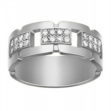 Обручальное кольцо 019675-З11110 - Ювелирный салон Золотой век Екатеринбург