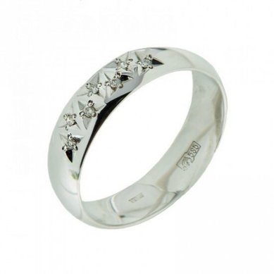 Обручальное кольцо 15900010-З14253 - Ювелирный салон Золотая рыбка