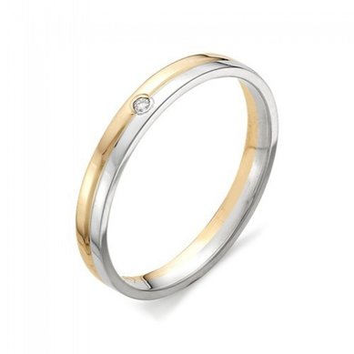 Обручальное кольцо 12368-100-З14257 - Ювелирный салон Золотая рыбка