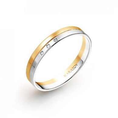 Обручальное кольцо Т131013908-З14278 - Ювелирный салон Золотая рыбка