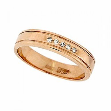 Обручальное кольцо Ю1825 - Ювелирный салон ЮвелирГолд