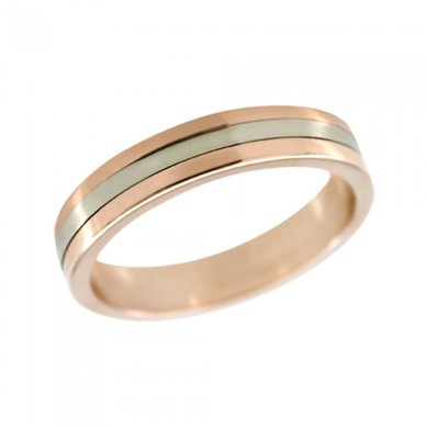 Обручальное кольцо 230620-А1848 - Ювелирный салон АЛМАЗ КЛУБ
