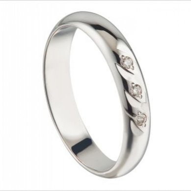 Обручальное кольцо 1303-100-З2300 - Ювелирный центр и сервис Золотой Город