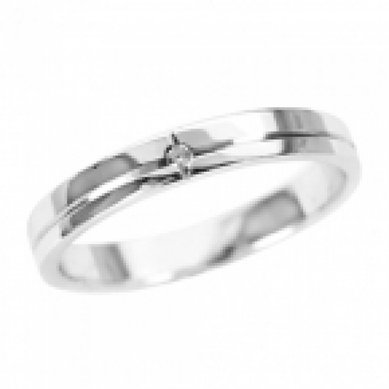 Обручальное кольцо 220098-А2710 - Ювелирный салон АЛМАЗ КЛУБ