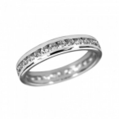 Обручальное кольцо 221738-А2719 - Ювелирный салон АЛМАЗ КЛУБ