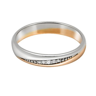 Обручальное кольцо Зк-7083-O4631 - Специализированный салон обручальных колец OBRUCHALKA.ME