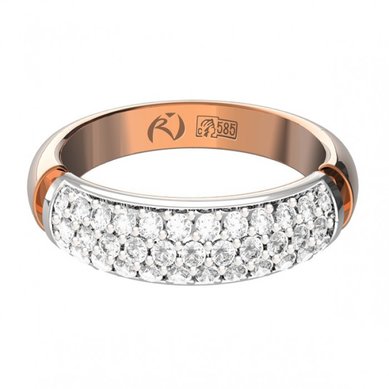 Обручальное кольцо Зк-1514-O5017 - Специализированный салон обручальных колец OBRUCHALKA.ME