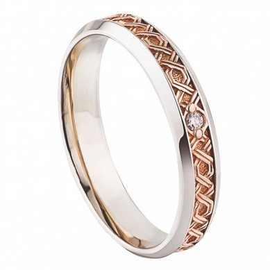 Обручальное кольцо 1708-210-З5082 - Ювелирный центр и сервис Золотой Город