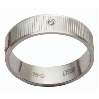 Обручальное кольцо 12017-200-З7003 - Сеть ювелирных салонов Золотая рыбка