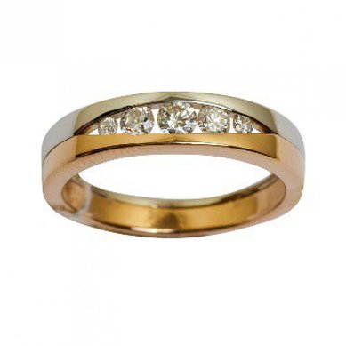 Обручальное кольцо 961511к-З7018 - Сеть ювелирных салонов Золотая рыбка