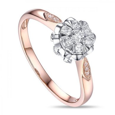 Помолвочное кольцо R2011-1851142AD-М8740 - Ювелирная компания Московский ювелирный завод