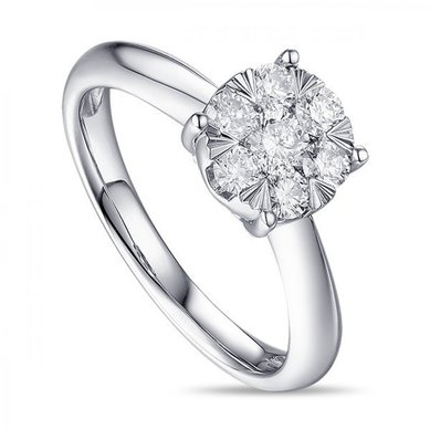 Помолвочное кольцо R2011-1851354AD-М8745 - Ювелирная компания Московский ювелирный завод