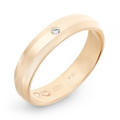 Обручальное кольцо R01-WED-00007-М8754 - Ювелирная компания Московский ювелирный завод