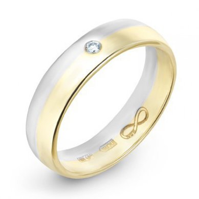 Обручальное кольцо R01-WED-00020-М8762 - Ювелирная компания Московский ювелирный завод
