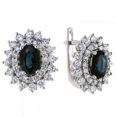 Серьги E108-135285CQQ65SE-М8789 - Ювелирная компания Московский ювелирный завод