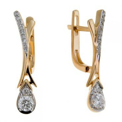 Серьги E108-1981960CD-М8793 - Ювелирная компания Московский ювелирный завод