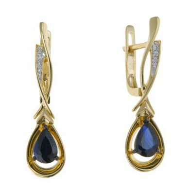 Серьги E108-1982076CS-М8794 - Ювелирная компания Московский ювелирный завод