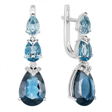 Серьги E108-1982153CAX-R17-М8796 - Ювелирная компания Московский ювелирный завод