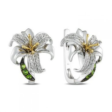 Серьги E108-1982181CXK-R17-М8797 - Ювелирная компания Московский ювелирный завод