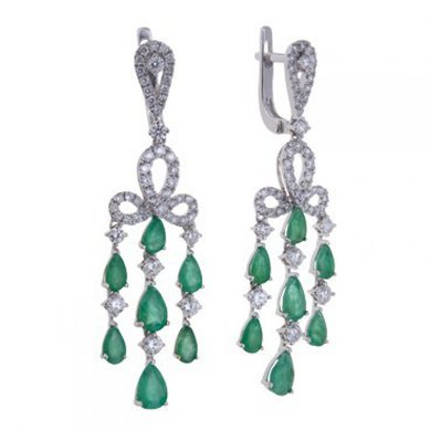 Серьги E2603-SE3666DIEM20-М8807 - Ювелирная компания Московский ювелирный завод