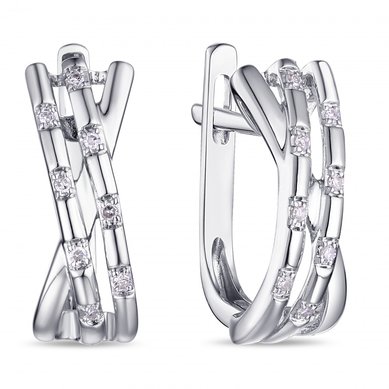 Серьги E108-1982664CD-R17-М8842 - Ювелирная компания Московский ювелирный завод