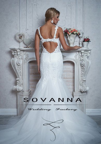 Свадебное платье sovanna А-22-S43709 - свадебный салон SOVANNA