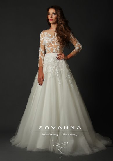 Свадебное платье sovanna А 150-S43736 - свадебный салон SOVANNA