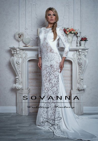 Свадебное платье sovanna A-28-S43859 - свадебный салон SOVANNA