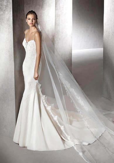 Свадебное платье ZABEL-P63357 - Свадебный салон PRONOVIAS Barselona SALE