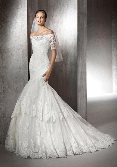 Свадебное платье ZAINALA-P63358 - Свадебный салон PRONOVIAS Barselona SALE